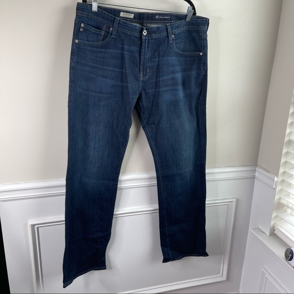 AG Adriano Goldschmied the protege straight leg jeans size 38 x 32 - Picture 2 of 8